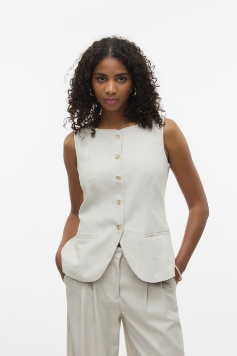Vero Moda vmmikela sl long waistcoat